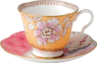 WEDGWOOD: Butterfly Bloom cup and saucer