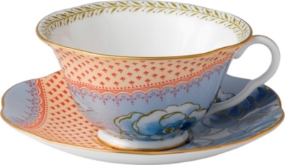 WEDGWOOD: Butterfly Bloom cup and saucer
