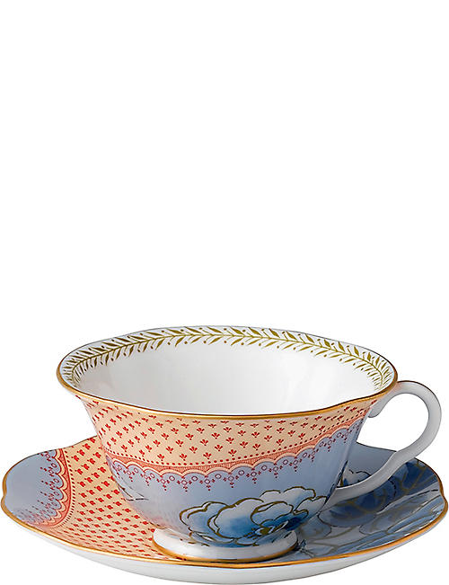 WEDGWOOD: Butterfly Bloom cup and saucer