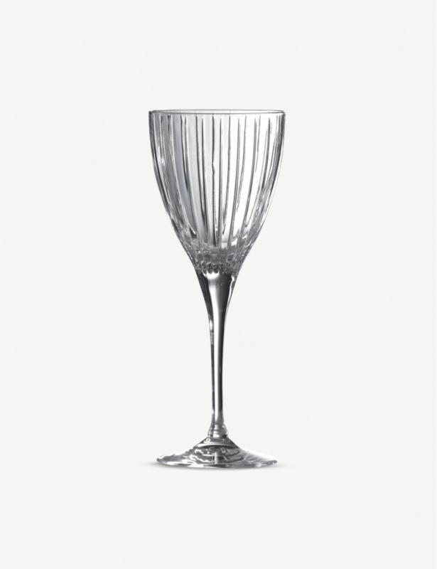 Linear wine glasses set of six