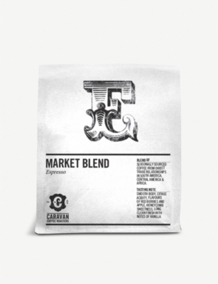CARAVAN COFFEE ROASTERS: The Market Blend espresso ground coffee 200g