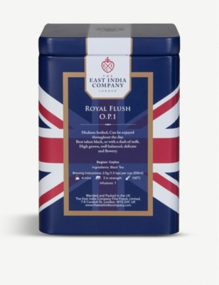 THE EAST INDIA COMPANY: Royal Flush tea caddy