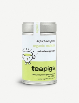 TEAPIGS: Organic Matcha green loose leaf tea 80g