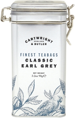 CARTWRIGHT & BUTLER: Classic Earl Grey tea bags 75g