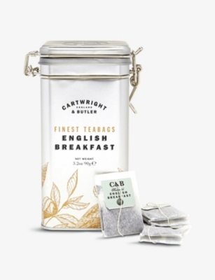 CARTWRIGHT & BUTLER: English Breakfast tea bags box of 15 45g