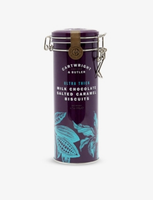 Cartwright Butler Ultra Thick Milk Chocolate Salted Caramel Biscuits 190g Selfridges Com