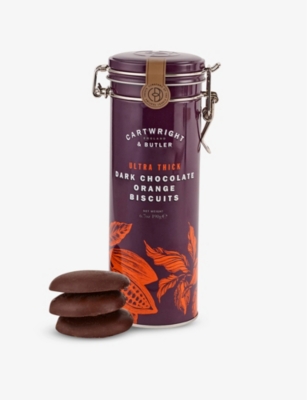 Cartwright Butler Ultra Thick Dark Chocolate Orange Biscuits 190g Selfridges Com