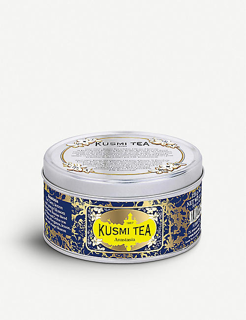 KUSMI TEA：Anastasia 伯爵茶、柠檬和橙花散茶 100克