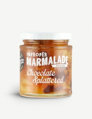 THE PROPER MARMALADE COMPANY Chocolate splattered marmalade 227g