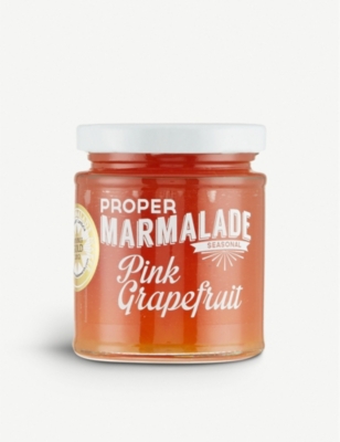 THE PROPER MARMALADE COMPANY Pink grapefruit marmalade 227g