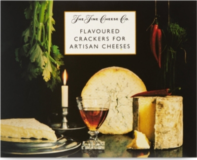 THE FINE CHEESE CO: Crackers for artisan cheese selection box 375g