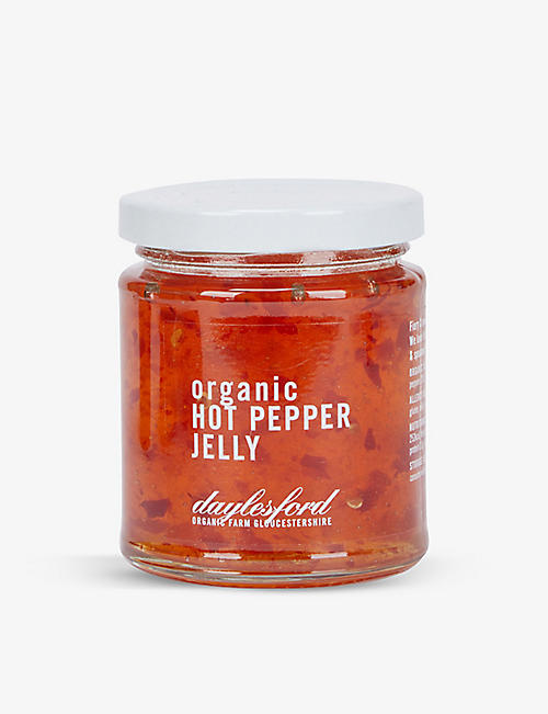 DAYLESFORD: Organic hot pepper jelly 220g