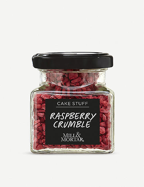 MILL & MORTAR: Raspberry Crumble freeze-dried raspberry bits 12g