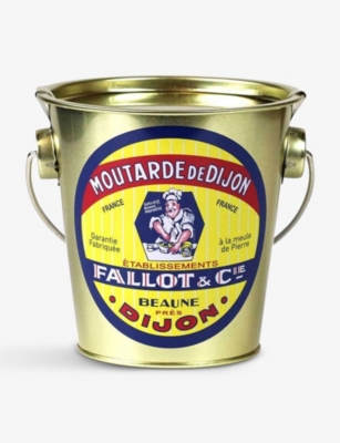 EDMOND FALLOT: Fallot Dijon Mustard metal bucket gift pack 450g
