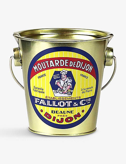 EDMOND FALLOT: Fallot Dijon Mustard metal bucket gift pack 450g
