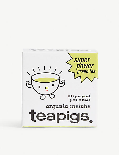 TEAPIGS: Organic Matcha super power green tea powder 30g