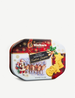 WALKERS Festive shortbread tin 350g