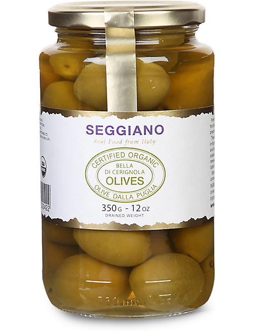 SEGGIANO: Bella di Cerignola olives 350g
