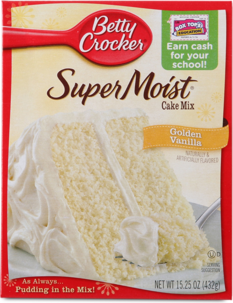 BETTY CROCKER   SuperMoist Golden Vanilla cake mix 432g