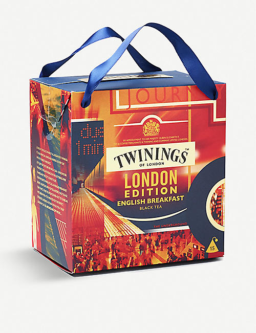 TWININGS：London Edition 英式早餐 15 金字塔茶包 45 克