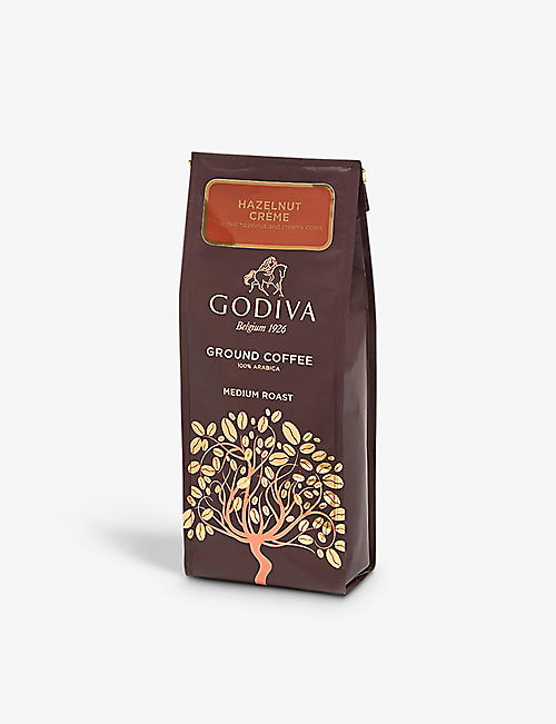 GODIVA: Hazelnut Crème medium-roast ground coffee 284g