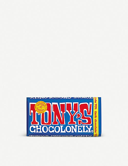 TONY'S: 70% dark chocolate bar 180g