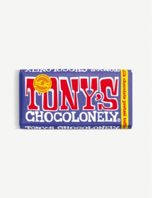 TONY'S: Dark milk chocolate pretzel toffee bar 180g
