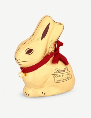 LINDT: Milk chocolate gold bunny 200g
