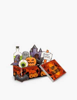 Biscuiteers Halloween Haunted House Chocolate Biscuits Box Of Nine 275g