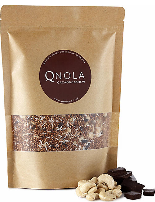 QNOLA：可可籽和腰果基超级食品燕麦250g