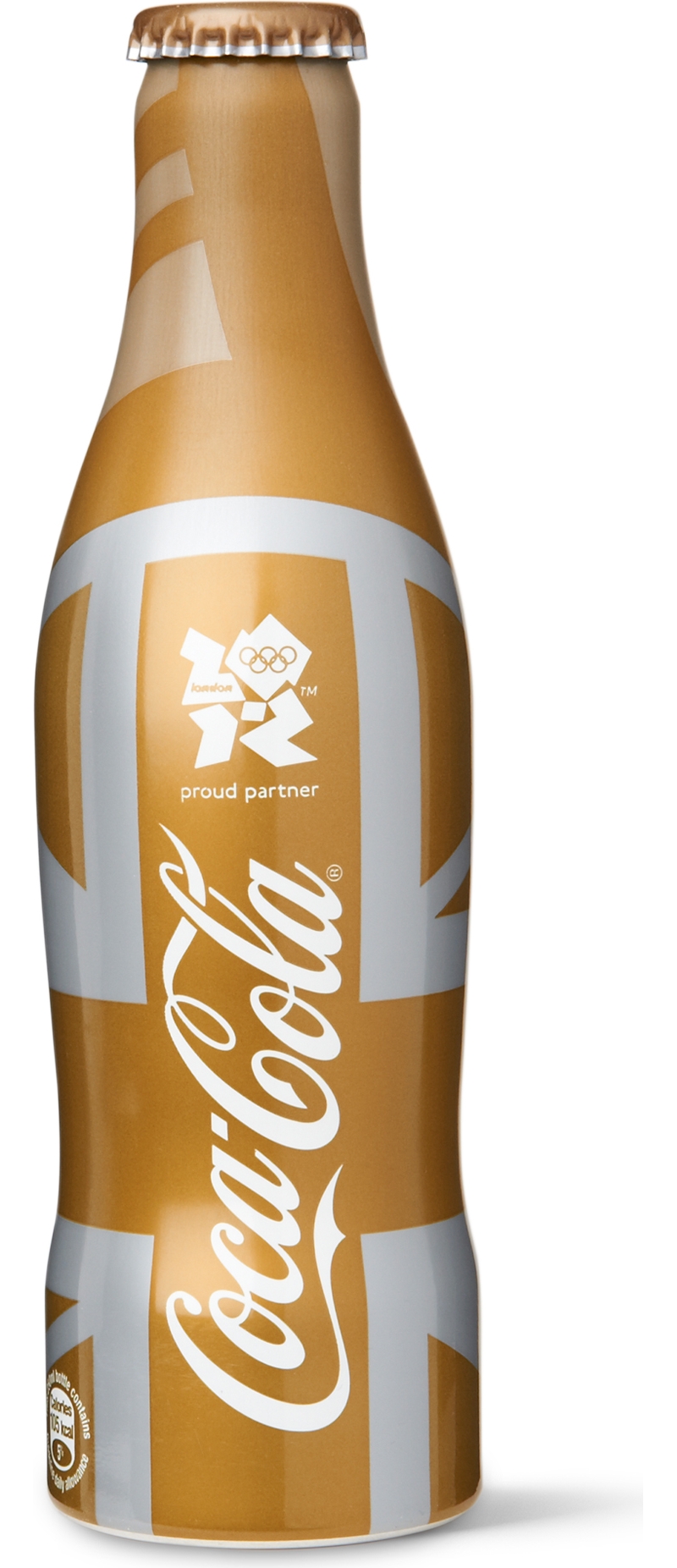 Exclusive limited edition Gold Olympics Coca Cola bottle 250ml   COCA 