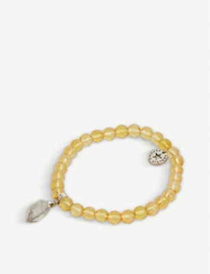 Psychic Sisters Herkimer Diamond And Citrine Bracelet Selfridges Com