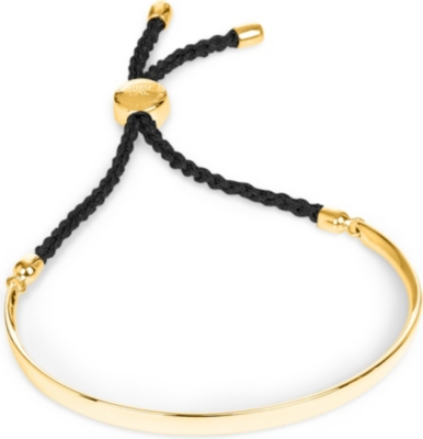 MONICA VINADER   Fiji 18ct gold plated friendship bracelet