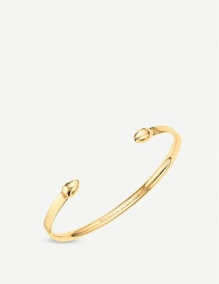 Monica Vinader Fiji 18ct Yellow-gold Vermeil Small Cuff Bracelet