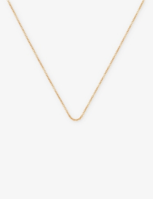 MONICA VINADER: 18ct yellow gold-plated vermeil fine chain