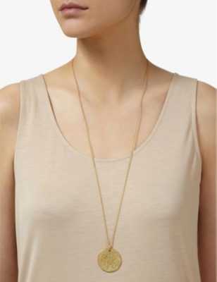 Monica Vinader 18ct Yellow Gold-plated Vermeil Sterling Silver Rolo Neck Chain In Gold