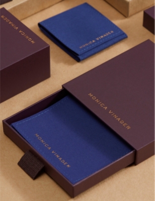 MONICA VINADER: Linear 18ct gold vermeil-plated silver bracelet