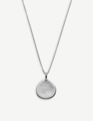 MONICA VINADER: Fine oval box sterling silver chain