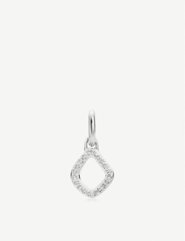 Riva Mini Kite sterling silver and diamond pendant charm