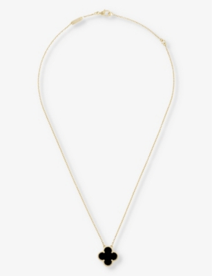 van cleef and arpels onyx necklace