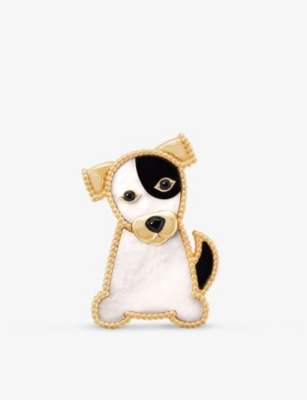 VAN CLEEF & ARPELS: Lucky Animals Dog clip