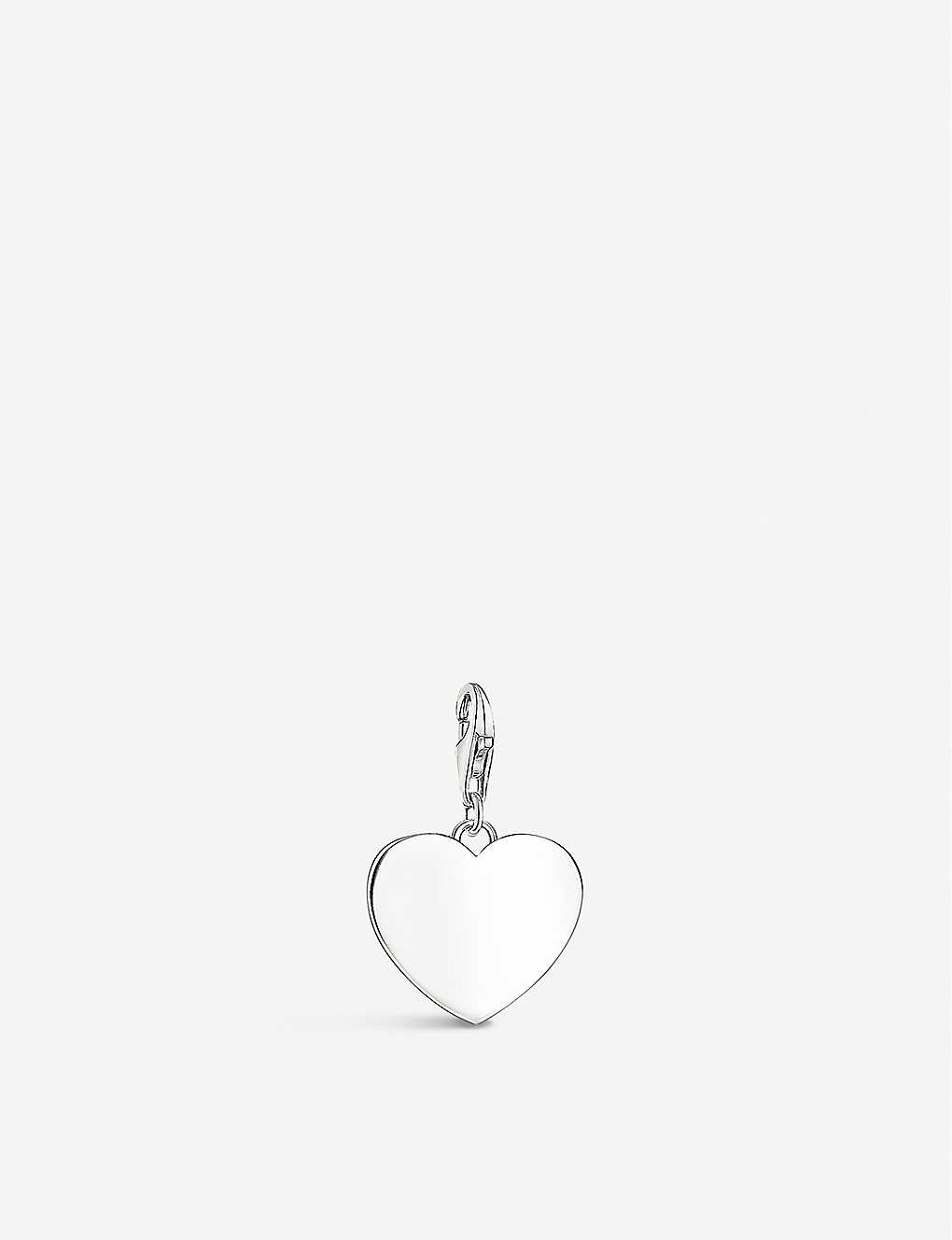 Shop Thomas Sabo Women's Heart Sterling-silver Charm