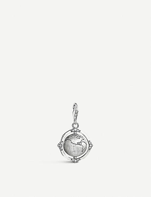 THOMAS SABO: Globe sterling-silver charm