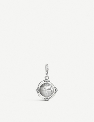 Thomas Sabo Rotatable Globe Sterling Silver Charm