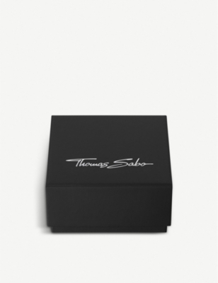 THOMAS SABO: Black cat beaded bracelet