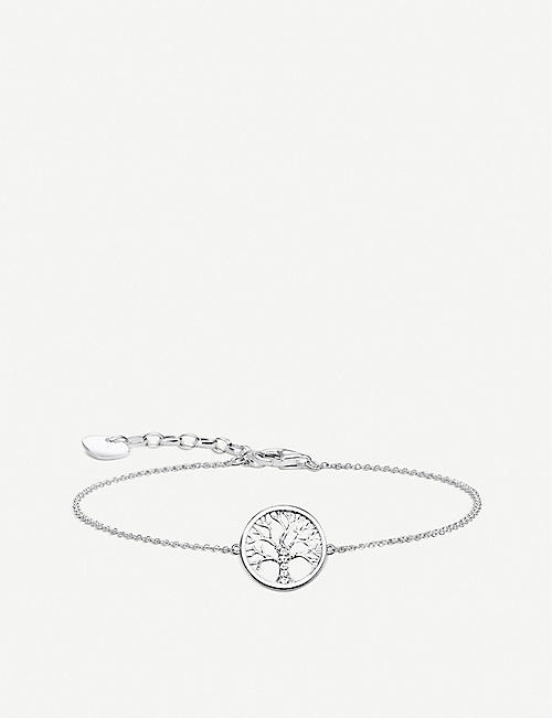 THOMAS SABO: Tree of Love silver and zirconia bracelet