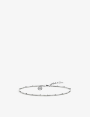 THOMAS SABO: Karma wheel sterling silver bracelet