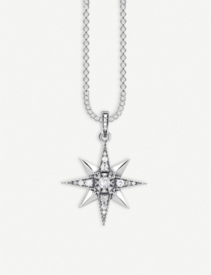 THOMAS SABO: Royalty star sterling silver necklace