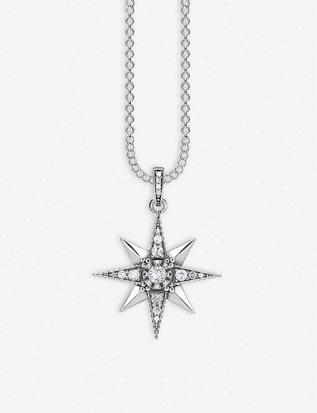 Thomas Sabo Royalty Star Sterling Silver Necklace