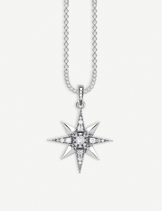 Royalty star sterling silver necklace